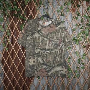 Large - Vintage Russell outdoors realtree pocket 00s t-shirt
